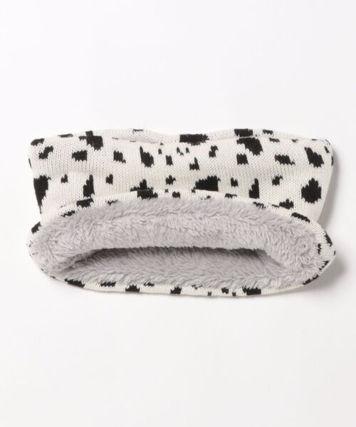 Ocean&Ground（オーシャン&グラウンド）の「ﾆｯﾄｳﾗﾎﾞｱﾏﾙﾁﾊﾟﾀｰﾝﾈｯｸｳｫｰﾏｰ（ネックウォーマー/スヌード・キッズ・ダークネイビー/グリーン/レオパード/ライトグレー/ピンク/レッド/オレンジ/アイボリー/ブラック/オフホワイト・FREE）」の11枚目の写真