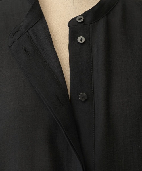 A part by（アパートバイ）の「【セレモニー】Ｃ＊フリルスリーブブラウス（シャツ/ブラウス・レディース・ブラック/アイボリー・FREE）」の6枚目の写真