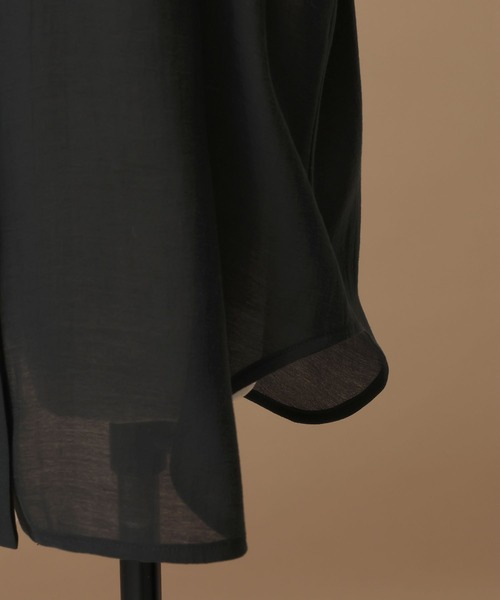 A part by（アパートバイ）の「【セレモニー】Ｃ＊フリルスリーブブラウス（シャツ/ブラウス・レディース・ブラック/アイボリー・FREE）」の9枚目の写真