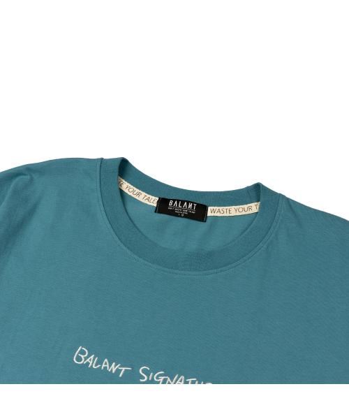 BALANT(バラント)の「シグニチャースローガンベーシックTシャツ - スカイブルー(Tシャツ/カットソー・メンズ・その他・LARGE/MEDIUM)」の4枚目の写真