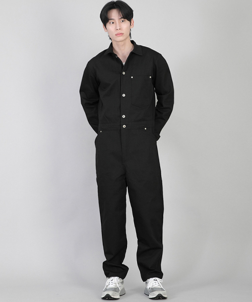 セール】シティボーイ ボタン ジャンプスーツ CBB-507 ブラック