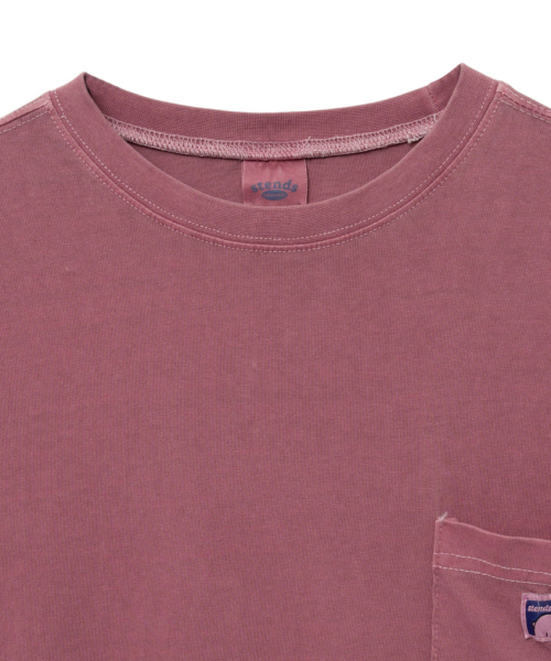 STENDS（ステンズ）の「[M~4XL] ピグメントロングスリーブポケットTシャツ_レッド（Tシャツ/カットソー・メンズ・その他・XX-LARGE/XXX-LARGE/MEDIUM/X-LARGE/XXXX-LARGE/LARGE）」の11枚目の写真