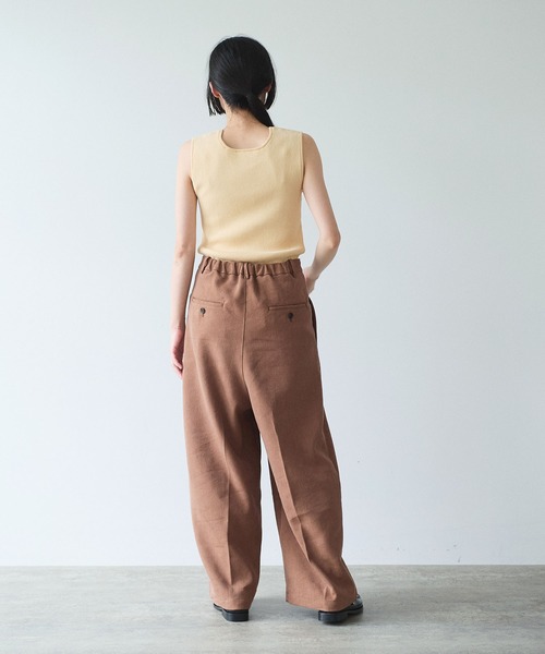 yuni(ユニ )の「●SAKURA pepper/Polyester no sleeves Knit(Tシャツ/カットソー・レディース・グリーン/イエロー/オリーブ/ブラック・FREE)」の15枚目の写真