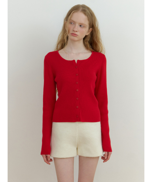 RE_L(リエル)の「Loe wool cardigan (red)(カーディガン/ボレロ・レディース・その他・FREE)」の5枚目の写真