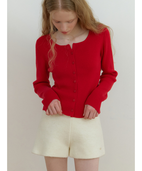 RE_L(リエル)の「Loe wool cardigan (red)(カーディガン/ボレロ・レディース・その他・FREE)」の8枚目の写真