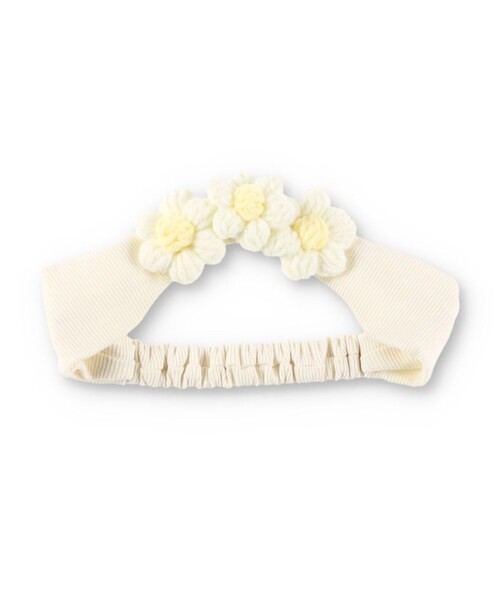 BRANSHES(ブランシェス)の「【お花シリーズ】ヘアバンド(その他ベビー用品・キッズ・アイボリー・FREE)」の2枚目の写真