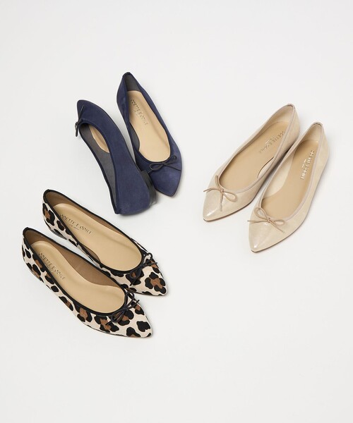 ODETTE E ODILE（オデットエオディール）の「【WEB限定】ポインテッドバレリーナ フラット15■↑（バレエシューズ・レディース・ネイビー/ゴールド/その他1・23.5cm/23cm/22.5cm/22cm/25cm/24.5cm/24cm）」の18枚目の写真