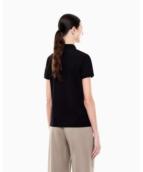 EMPORIO ARMANI EA7（エンポリオアルマーニイーエーセブン）の「<オンライン限定>【エンポリオ アルマーニ EA7】Core Lady ポロシャツ ストレッチコットンジャージー（ポロシャツ・レディース・ブラック/ホワイト/ネイビー・MEDIUM/SMALL/X-SMALL）」の10枚目の写真
