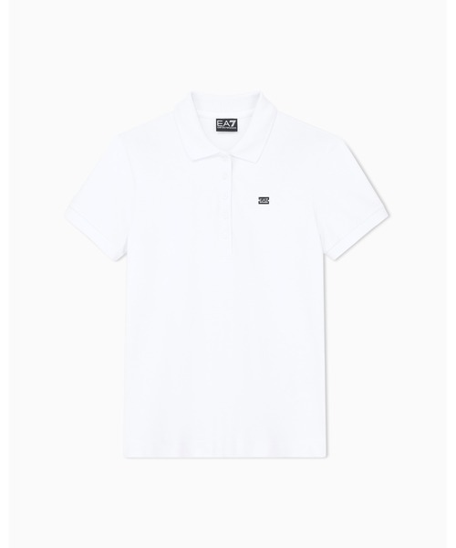 EMPORIO ARMANI EA7（エンポリオアルマーニイーエーセブン）の「<オンライン限定>【エンポリオ アルマーニ EA7】Core Lady ポロシャツ ストレッチコットンジャージー（ポロシャツ・レディース・ブラック/ホワイト/ネイビー・MEDIUM/SMALL/X-SMALL）」の17枚目の写真