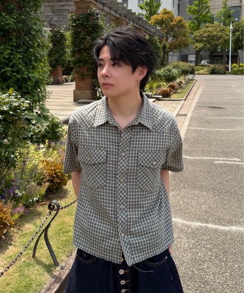 Western Check Short Shirt - ウエスタンチェックショートシャツ