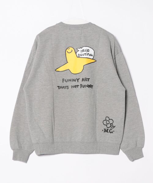 Port(ポート)の「【 Mark Gonzales / マークゴンザレス 】 DAISY ゴンバト スウェット トレーナー(スウェット・メンズ・ブラック/杢グレー/ホワイト・M/L/XL)」の5枚目の写真