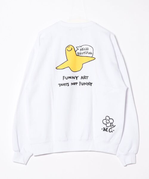 Port(ポート)の「【 Mark Gonzales / マークゴンザレス 】 DAISY ゴンバト スウェット トレーナー(スウェット・メンズ・ブラック/杢グレー/ホワイト・M/L/XL)」の6枚目の写真