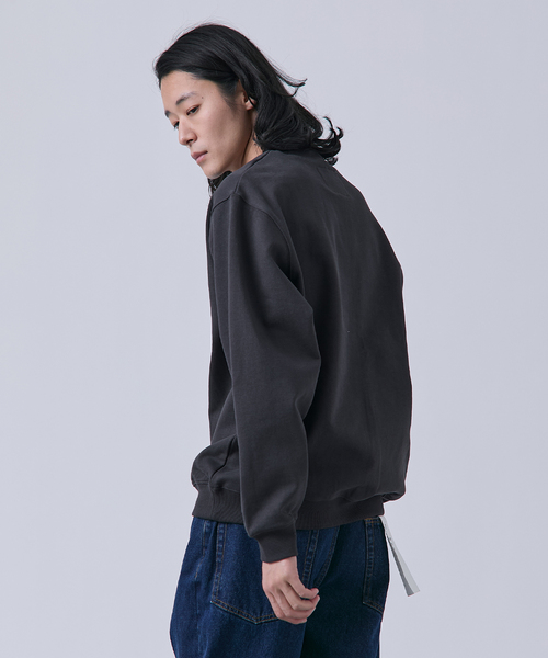 B.C STOCK（ベーセーストック）の「【PLANET OF EARTH】 ビッグフラワーエンブロイダリースウェット（スウェット・メンズ・アイボリー/オートミール/チャコールグレー/グレー・MEDIUM/LARGE）」の12枚目の写真