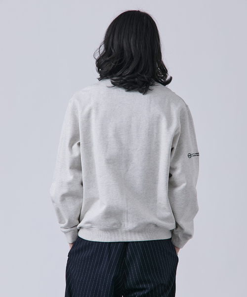 B.C STOCK（ベーセーストック）の「【PLANET OF EARTH】 ビッグフラワーエンブロイダリースウェット（スウェット・メンズ・アイボリー/オートミール/チャコールグレー/グレー・MEDIUM/LARGE）」の16枚目の写真