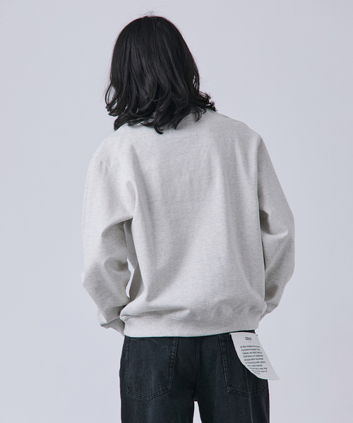 B.C STOCK（ベーセーストック）の「【PLANET OF EARTH】 ビッグフラワーエンブロイダリースウェット（スウェット・メンズ・アイボリー/オートミール/チャコールグレー/グレー・MEDIUM/LARGE）」の20枚目の写真