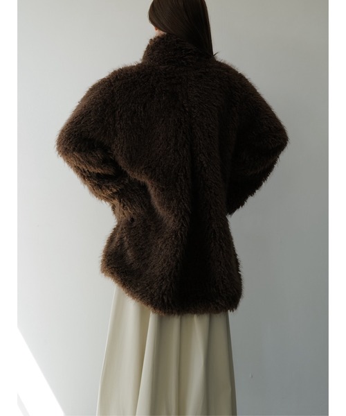 セール】shaggy over sized short coat（その他アウター）｜celon
