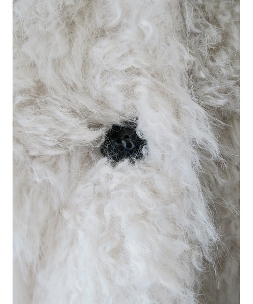 セール】shaggy over sized short coat（その他アウター）｜celon