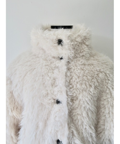 セール】shaggy over sized short coat（その他アウター）｜celon