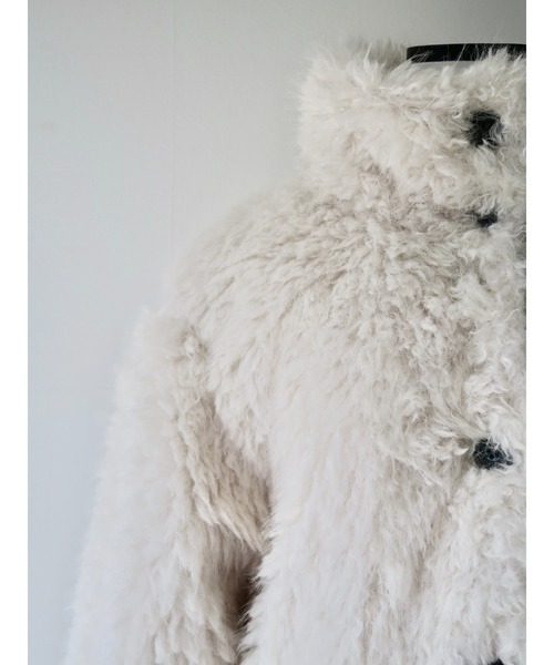 セール】shaggy over sized short coat（その他アウター）｜celon