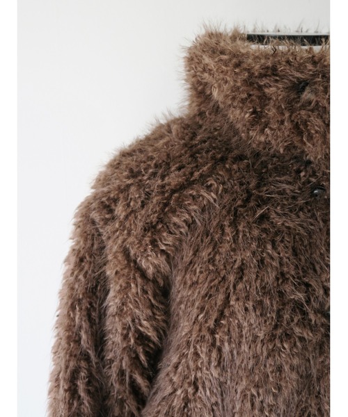 セール】shaggy over sized short coat（その他アウター）｜celon