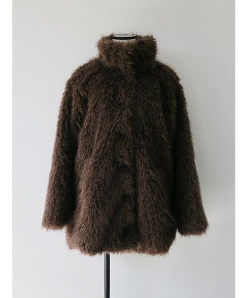 セール】shaggy over sized short coat（その他アウター）｜celon