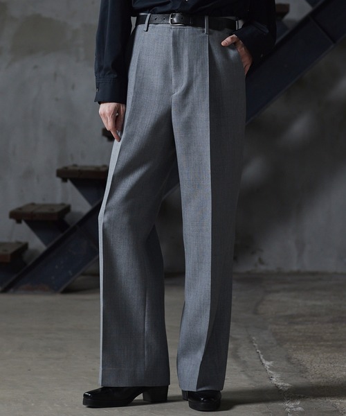 CLEL core.】Super 100s Bishu Wool Slacks / スーパー100s 尾州ウール