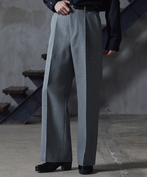 CLEL core.】Super 100s Bishu Wool Slacks / スーパー100s 尾州ウール