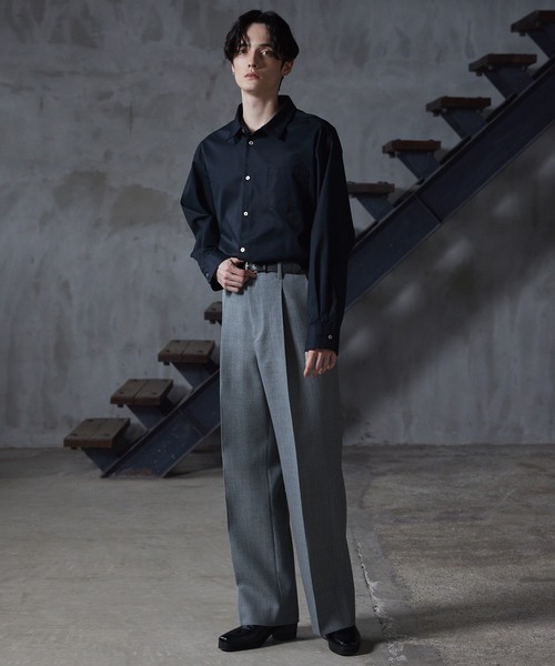 CLEL core.】Super 100s Bishu Wool Slacks / スーパー100s 尾州ウール