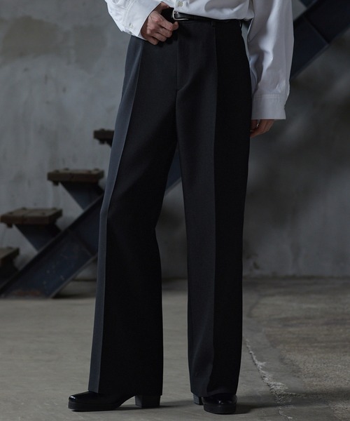 CLEL（クレイル）の「【CLEL core.】Super 100s Bishu Wool Slacks / スーパー100s 尾州ウールスラックス（スラックス・メンズ・ブラック/グレー・L/M/S）」の14枚目の写真