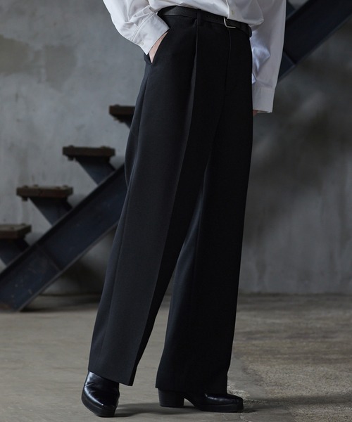 CLEL core.】Super 100s Bishu Wool Slacks / スーパー100s 尾州ウール