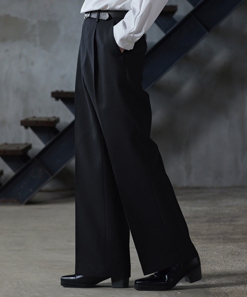 CLEL core.】Super 100s Bishu Wool Slacks / スーパー100s 尾州ウール