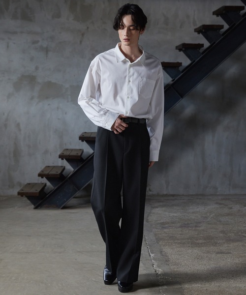 CLEL core.】Super 100s Bishu Wool Slacks / スーパー100s 尾州ウール