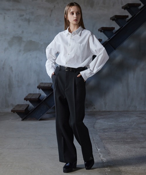 CLEL core.】Super 100s Bishu Wool Slacks / スーパー100s 尾州ウール