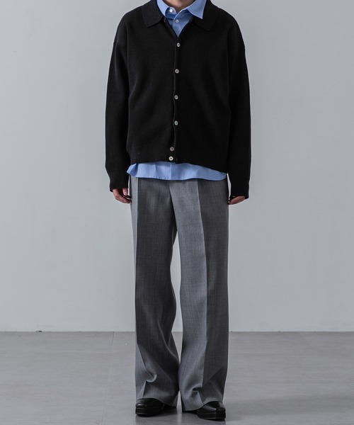 CLEL core.】Super 100s Bishu Wool Slacks / スーパー100s 尾州ウール