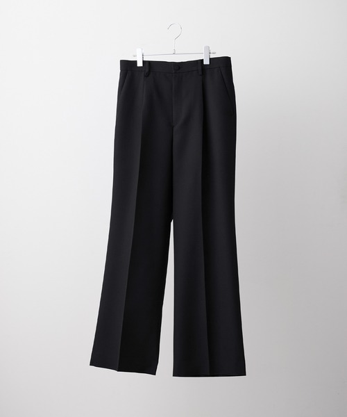 CLEL（クレイル）の「【CLEL core.】Super 100s Bishu Wool Slacks / スーパー100s 尾州ウールスラックス（スラックス・メンズ・ブラック/グレー・L/M/S）」の3枚目の写真