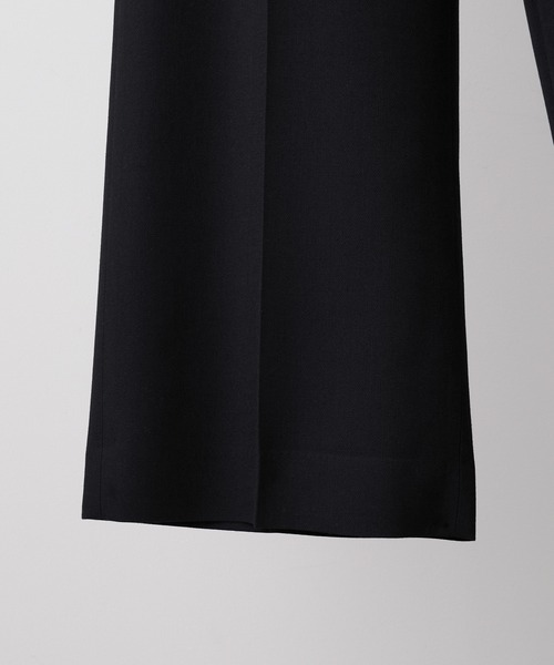 CLEL（クレイル）の「【CLEL core.】Super 100s Bishu Wool Slacks / スーパー100s 尾州ウールスラックス（スラックス・メンズ・ブラック/グレー・L/M/S）」の7枚目の写真