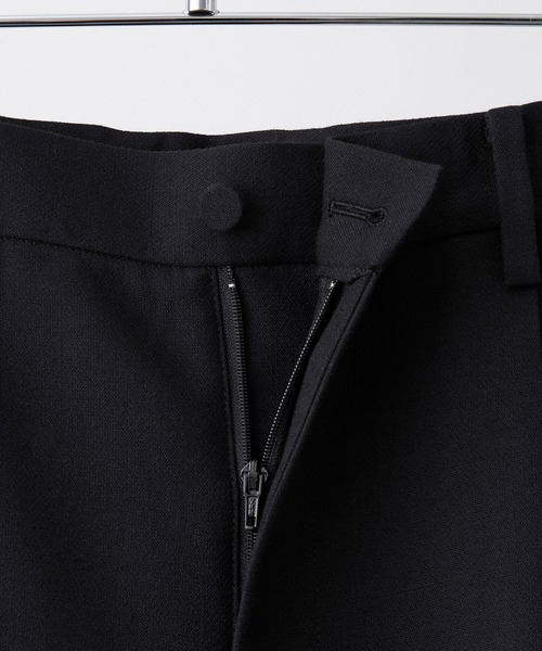 CLEL（クレイル）の「【CLEL core.】Super 100s Bishu Wool Slacks / スーパー100s 尾州ウールスラックス（スラックス・メンズ・ブラック/グレー・L/M/S）」の8枚目の写真