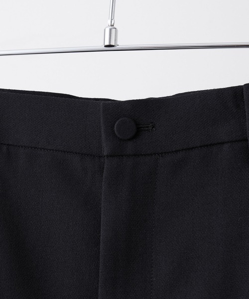 CLEL（クレイル）の「【CLEL core.】Super 100s Bishu Wool Slacks / スーパー100s 尾州ウールスラックス（スラックス・メンズ・ブラック/グレー・L/M/S）」の9枚目の写真