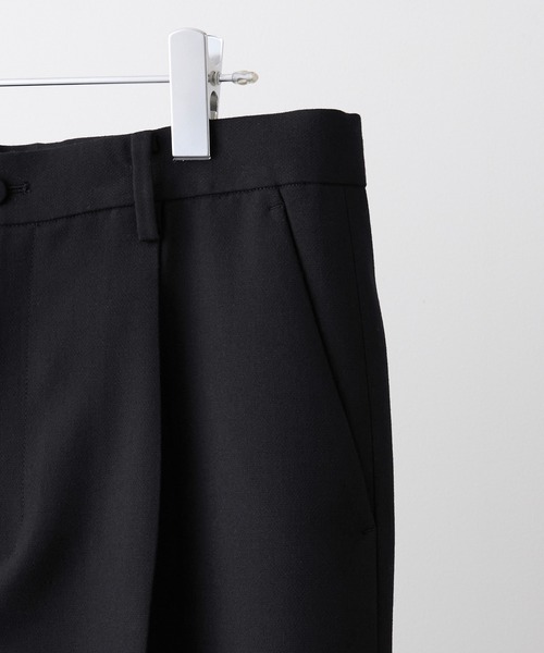 CLEL（クレイル）の「【CLEL core.】Super 100s Bishu Wool Slacks / スーパー100s 尾州ウールスラックス（スラックス・メンズ・ブラック/グレー・L/M/S）」の10枚目の写真