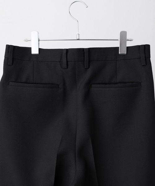 CLEL（クレイル）の「【CLEL core.】Super 100s Bishu Wool Slacks / スーパー100s 尾州ウールスラックス（スラックス・メンズ・ブラック/グレー・L/M/S）」の12枚目の写真