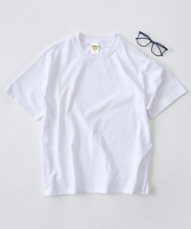 ANALOG MOOD（アナログムード）の「ソフト無地半袖Tシャツ（ホワイト）（Tシャツ/カットソー）」