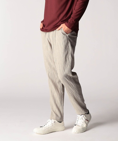 NICOLE CLUB FOR MEN（ニコルクラブフォーメン）の「エステルクレープ イージーパンツ（その他パンツ・メンズ・ブラック/ネイビー/ベージュ/シルバーグレー・X-LARGE/LARGE/MEDIUM/SMALL）」の2枚目の写真