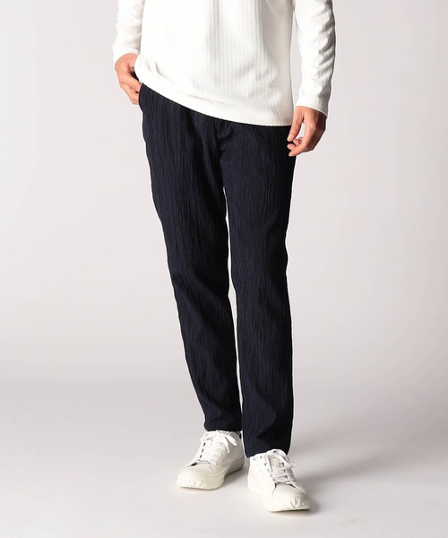 NICOLE CLUB FOR MEN（ニコルクラブフォーメン）の「エステルクレープ イージーパンツ（その他パンツ・メンズ・ブラック/ネイビー/ベージュ/シルバーグレー・X-LARGE/LARGE/MEDIUM/SMALL）」の4枚目の写真