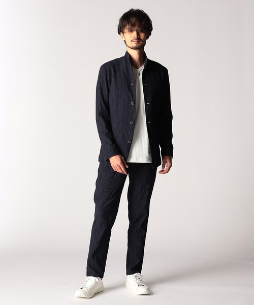 NICOLE CLUB FOR MEN（ニコルクラブフォーメン）の「エステルクレープ イージーパンツ（その他パンツ・メンズ・ブラック/ネイビー/ベージュ/シルバーグレー・X-LARGE/LARGE/MEDIUM/SMALL）」の17枚目の写真