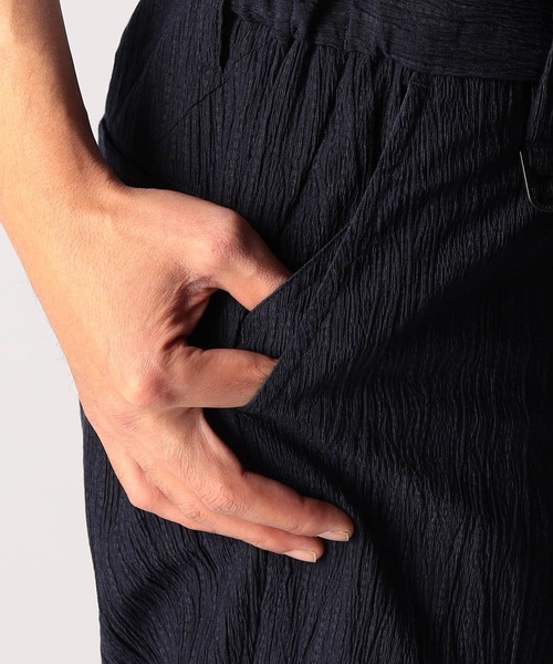 NICOLE CLUB FOR MEN（ニコルクラブフォーメン）の「エステルクレープ イージーパンツ（その他パンツ・メンズ・ブラック/ネイビー/ベージュ/シルバーグレー・X-LARGE/LARGE/MEDIUM/SMALL）」の7枚目の写真