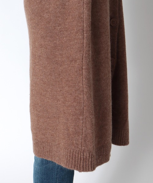 Three Four Time（ｽﾘｰﾌｫｰﾀｲﾑ）の「バルーン袖ロングカーディガン（スウェット・レディース・ブラック・FREE）」の22枚目の写真