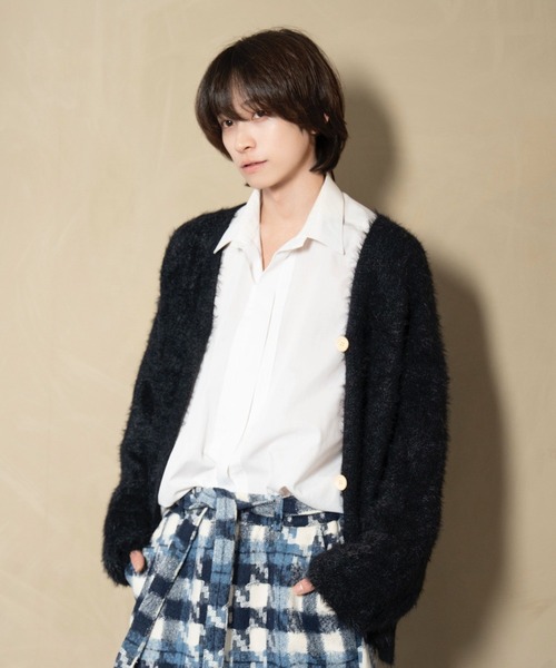 primula(プリムラ)の「オーバーニットカーディガン(カーディガン/ボレロ・メンズ・ブラック/ベージュ・M/XL/L)」の14枚目の写真