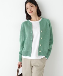 human woman | ◆【ウォッシャブル】マコットンキーネックカーディガン(カーディガン/ボレロ)