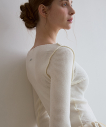 ODER（オディエール）の「デッキゴルジボートプルオーバー-アイボリー（ニット/セーター）」