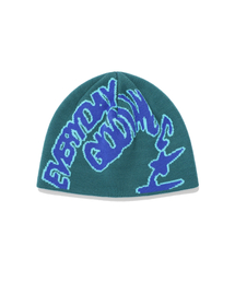ISTKUNST（イストクンスト）の「G&C JACQUARD BEANIE_TEAL GREEN(IK2EFMAB33A)（ニットキャップ/ビーニー）」